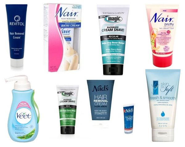 image of depilatory creams