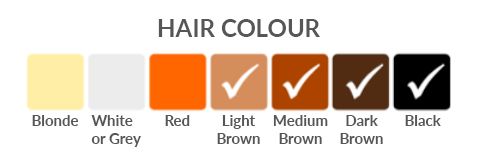 image of hair color type for laser treatment