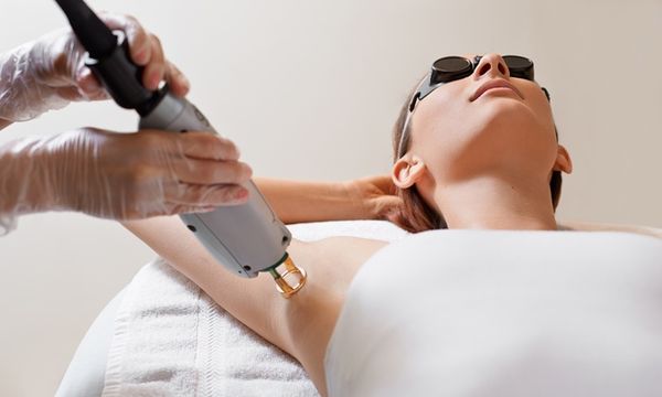 image of woman - ipl hair removal method