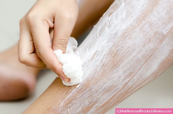 How do hair removal creams work