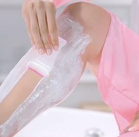 woman applying Vet Gel Hair Removal Cream
