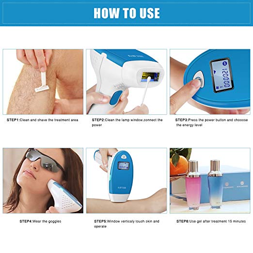 how to use the Mlay M3 IPL device