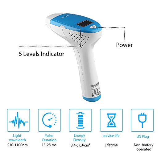 Mlay M3 Home IPL hair Removal Device Features
