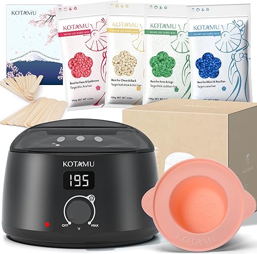 KOTAMU Waxing Kit for Sensitive Skin