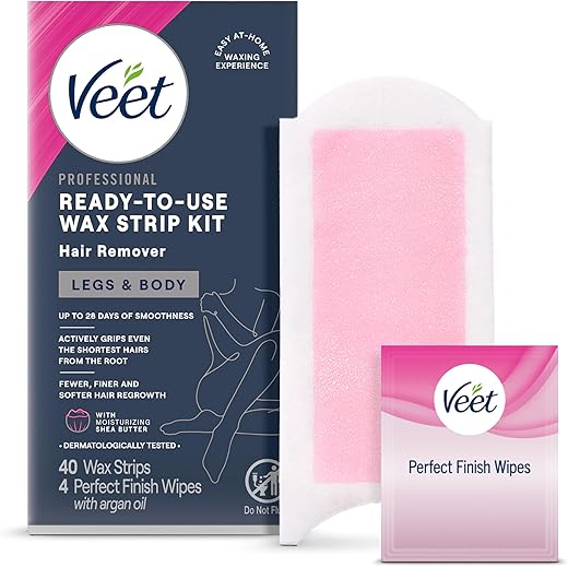 VEET Sugar Wax Strips: Your At-Home Hair Removal Secret