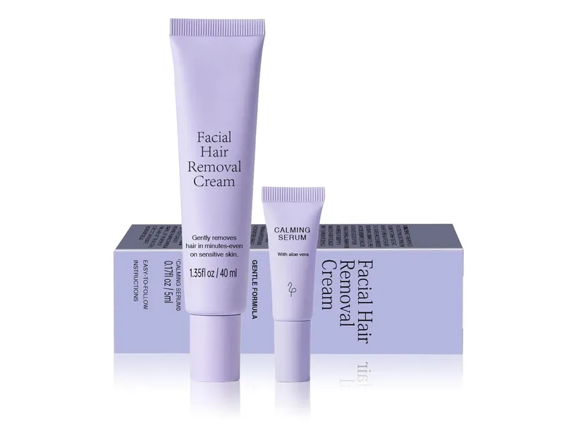 Flamingo facial hair removal cream box