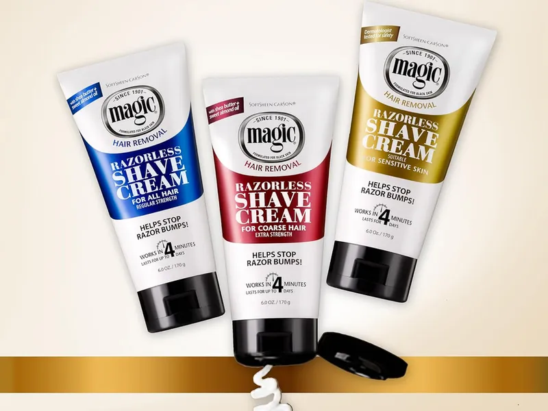 magic razorless hair removal creams