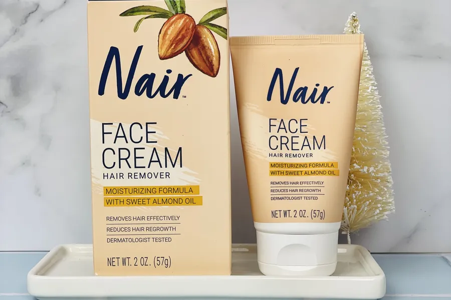 Nair facial cream hair remover