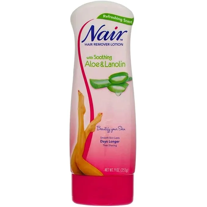Nair Hair Removal Lotion with Aloe & Lanolin